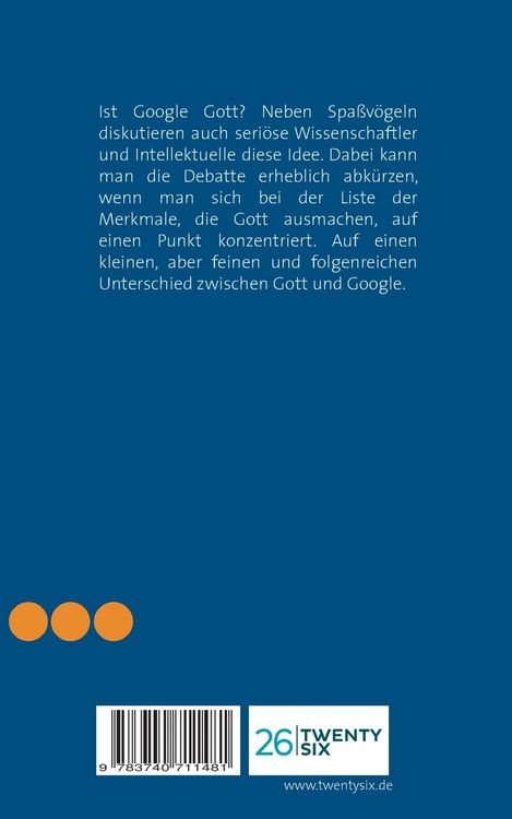 Produktbild: Gott und Google