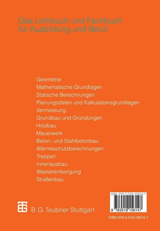 Produktbild: Fachrechnen f&uuml;r Bauzeichner