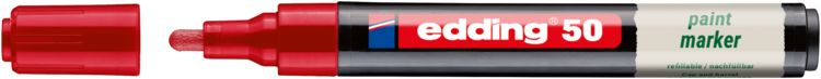Produktbild: Edding 50 EcoLine 4-50-002 Lackmarker Rot 2 mm, 3mm