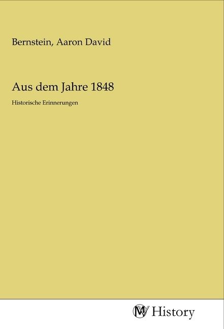 Produktbild: Aus dem Jahre 1848