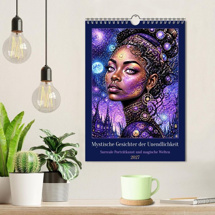 Produktbild: Mystische Gesichter der Unendlichkeit (Wandkalender 2027 DIN A4 hoch), CALVENDO Monatskalender