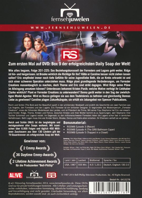 Produktbild: Reich und sch&ouml;n - Wie alles begann/Box 9 - Folgen 201-225 [5 DVDs]