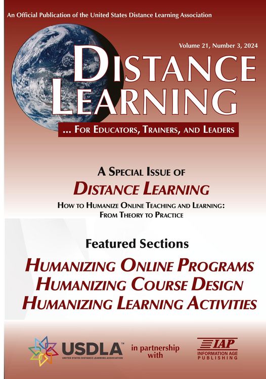 Produktbild: Distance Learning Vol 21 Issue 3