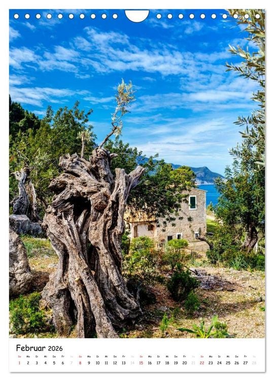 Produktbild: Mallorca - wild und romantisch (Wandkalender 2026 DIN A4 hoch), CALVENDO Monatskalender