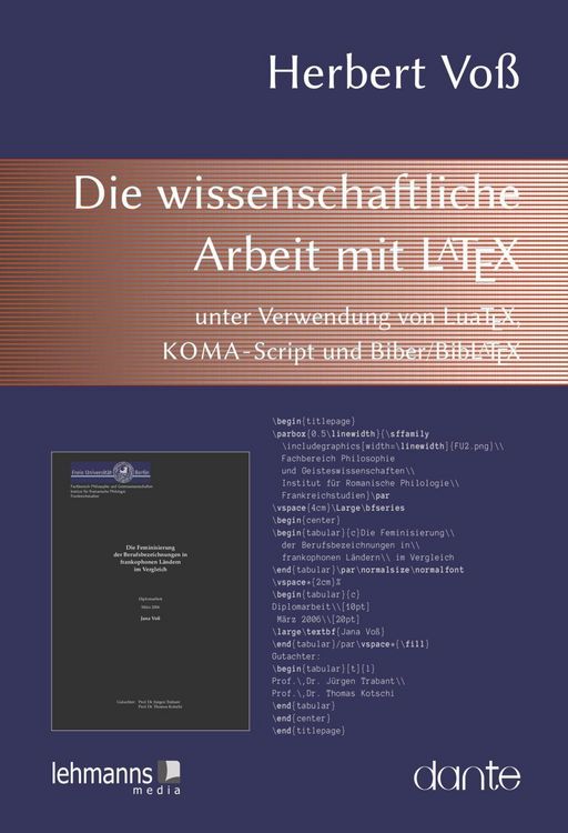 Produktbild: Die wissenschaftliche Arbeit mit LaTeX
