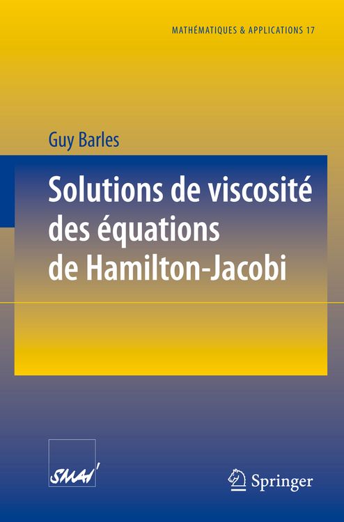 Produktbild: Solutions de viscosit&eacute; des &eacute;quations de Hamilton-Jacobi