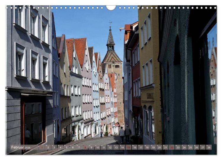 Produktbild: Landsberg am Lech - Die liebenswerte und romantische Stadt am Fluss (Wandkalender 2026 DIN A3 quer), CALVENDO Monatskalender