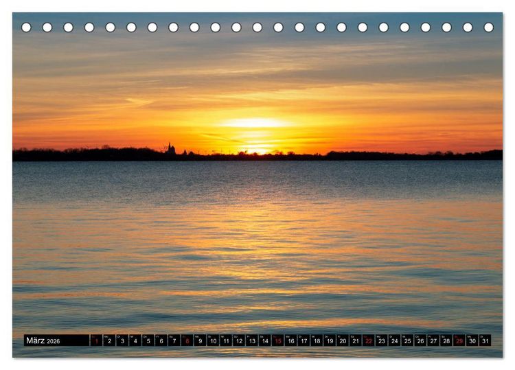 Produktbild: Vorpommern zwichen Tag und Nacht (Tischkalender 2026 DIN A5 quer), CALVENDO Monatskalender