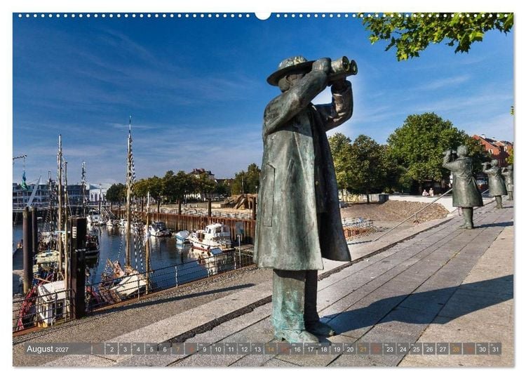 Produktbild: Bremen-Nord - maritim und angenehm (hochwertiger Premium Wandkalender 2027 DIN A2 quer), Kunstdruck in Hochglanz