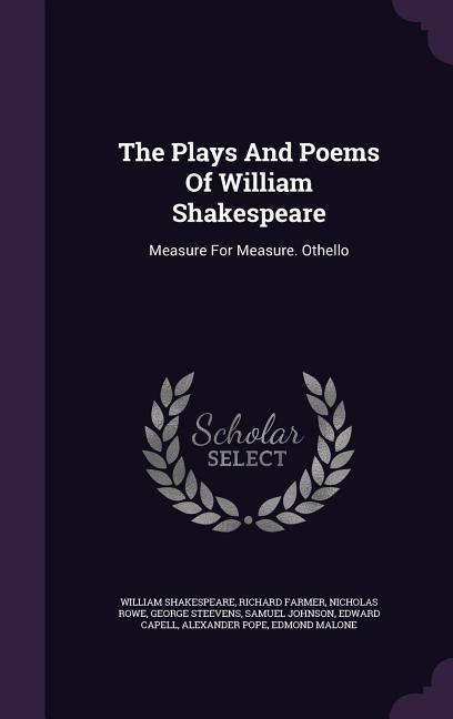 Produktbild: The Plays And Poems Of William Shakespeare