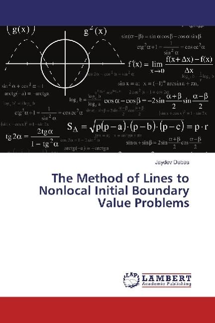 Produktbild: The Method of Lines to Nonlocal Initial Boundary Value Problems