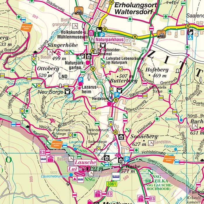 Produktbild: Naturpark Zittauer Gebirge - Luzicke Hory (Lausitzer Gebirge)