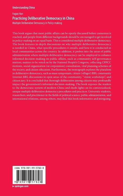 Produktbild: Practicing Deliberative Democracy in China