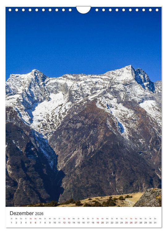 Produktbild: Nepal- K&ouml;nigreich der G&ouml;tter (Wandkalender 2026 DIN A4 hoch), CALVENDO Monatskalender