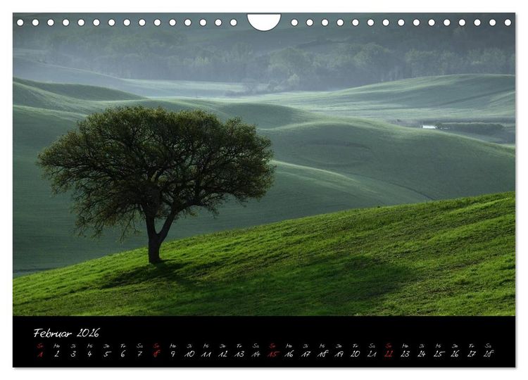 Produktbild: Licht der Toscana (Wandkalender 2026 DIN A4 quer), CALVENDO Monatskalender