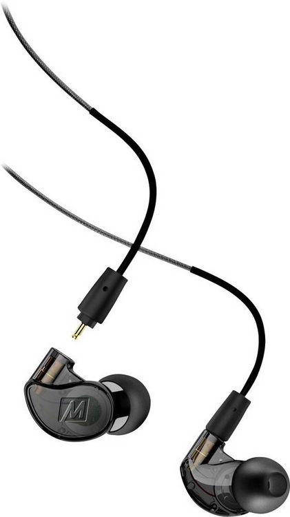 Produktbild: MEE audio M6 PRO In Ear Kopfh&ouml;rer kabelgebunden Schwarz Headset, Schwei&szlig;resistent