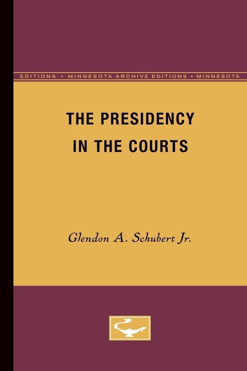 Produktbild: The Presidency in the Courts