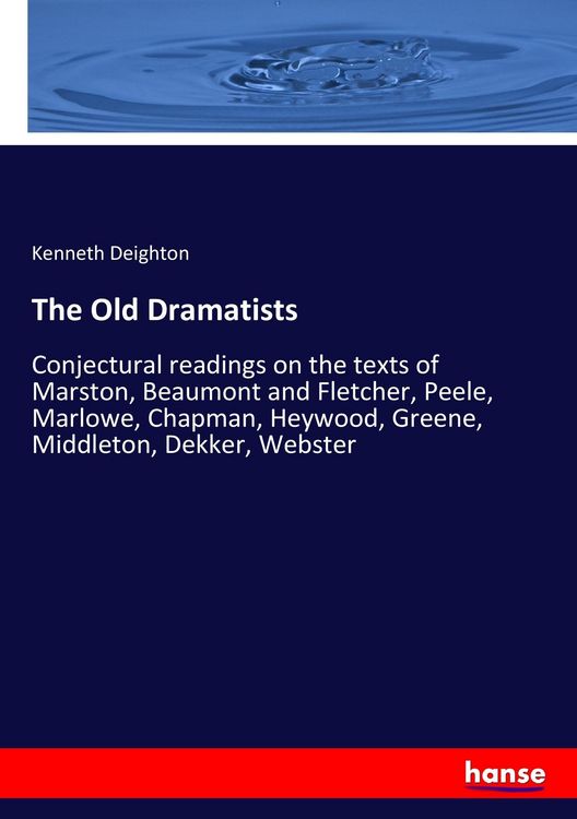 Produktbild: The Old Dramatists