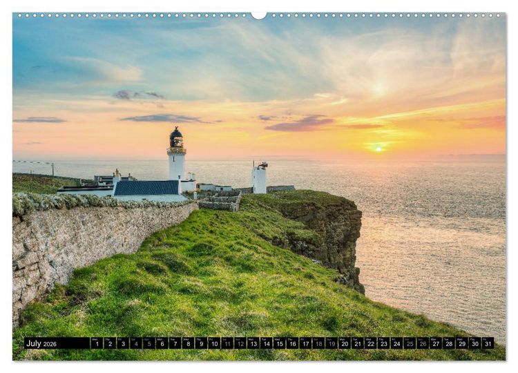 Produktbild: Scotland's unique landscapes (High Quality Premium Wall Calendar 2026 DIN A2 landscape),CALVENDO 12 Month Wall Calendar
