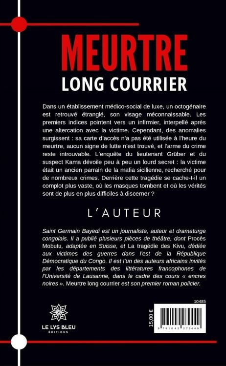 Produktbild: Meurtre long courrier