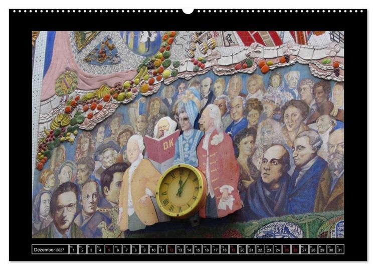 Produktbild: Zeit-Anzeige (Wandkalender 2027 DIN A2 quer), CALVENDO Monatskalender