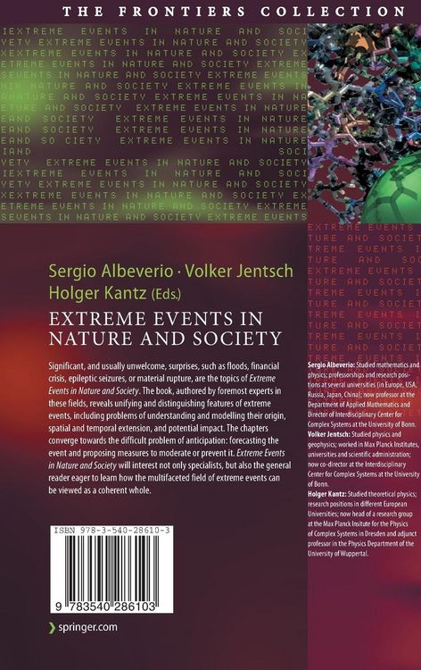 Produktbild: Extreme Events in Nature and Society