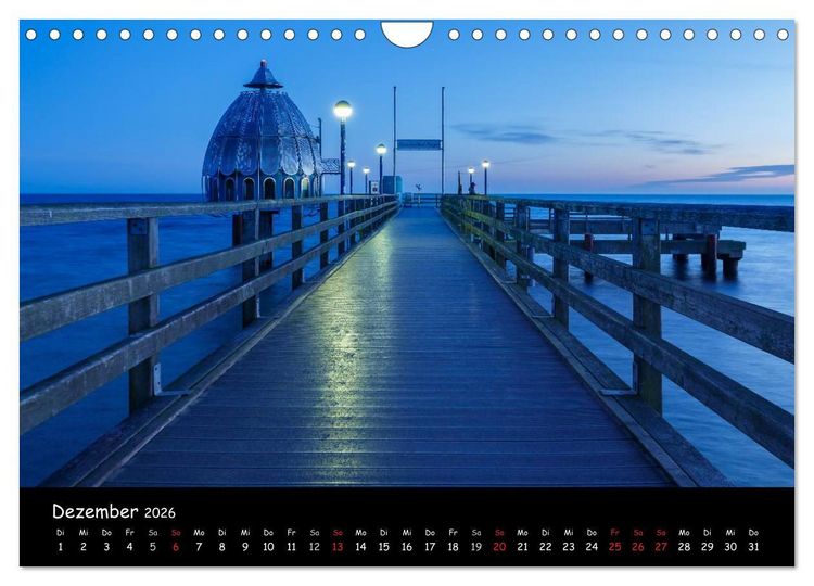 Produktbild: Ostseeregion Dar&szlig;-Zingst (Wandkalender 2026 DIN A4 quer), CALVENDO Monatskalender