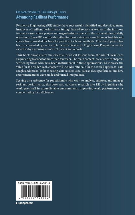 Produktbild: Advancing Resilient Performance