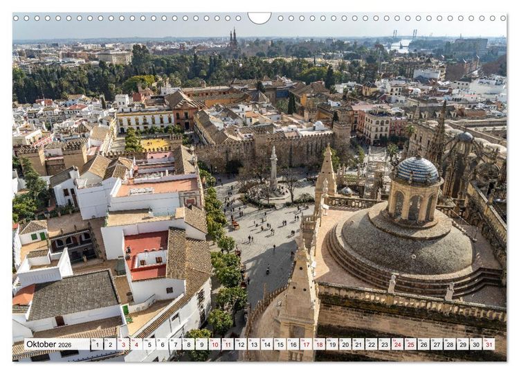 Produktbild: Andalusien - Sevilla (Wandkalender 2026 DIN A3 quer), CALVENDO Monatskalender