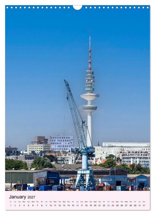 Produktbild: Hamburg - Life Along the Water (Wall Calendar 2027 DIN A3 portrait), CALVENDO 12 Month Wall Calendar