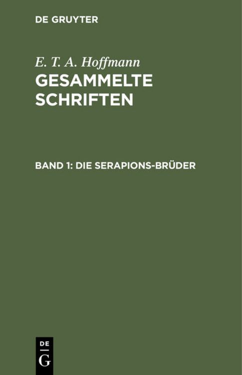 Produktbild: Die Serapions-Br&uuml;der