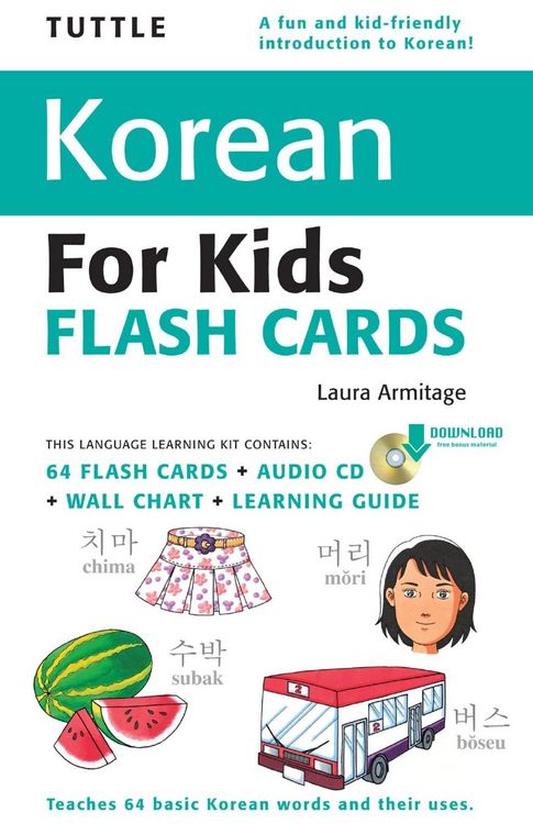 Produktbild: Tuttle Korean for Kids Flash Cards Kit