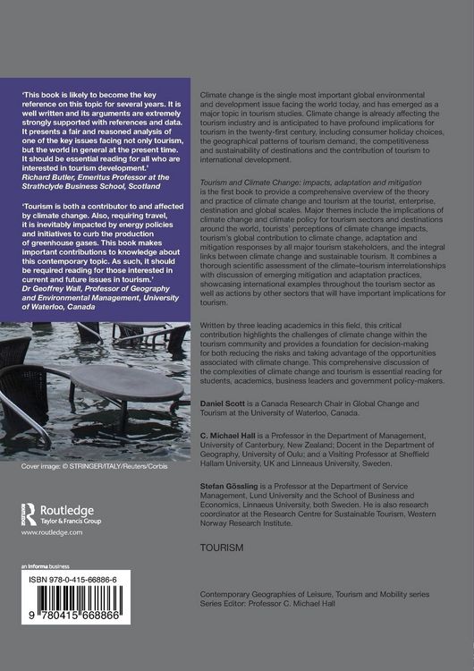 Produktbild: Tourism and Climate Change