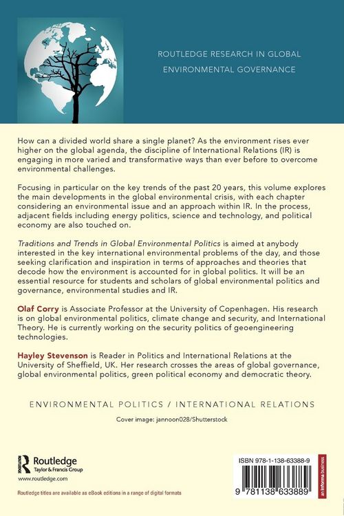 Produktbild: Traditions and Trends in Global Environmental Politics