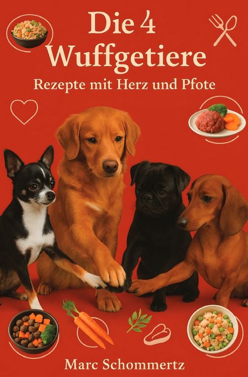 Produktbild: Die 4 Wuffgetiere - Rezepte mit Herz und Pfote