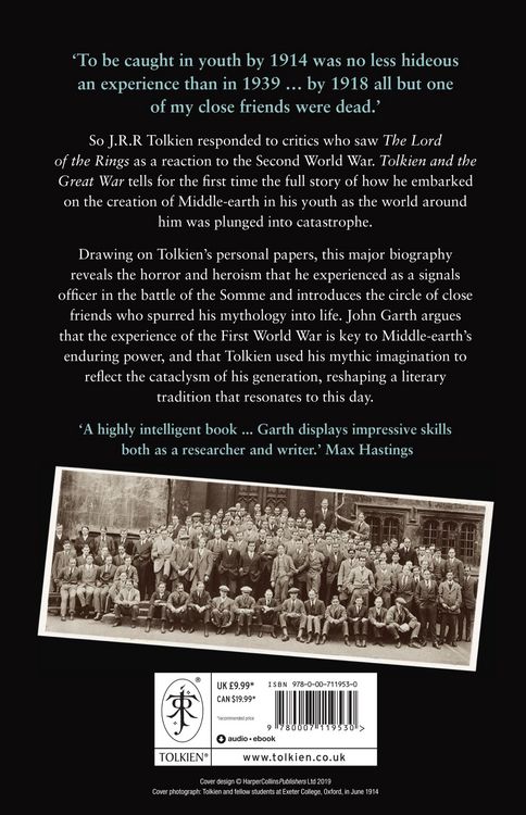 Produktbild: Tolkien and the Great War