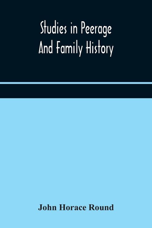 Produktbild: Studies In Peerage And Family History