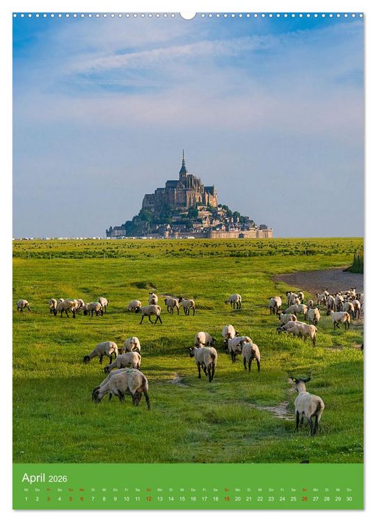 Produktbild: Impressionen aus der Normandie (hochwertiger Premium Wandkalender 2026 DIN A2 hoch), Kunstdruck in Hochglanz
