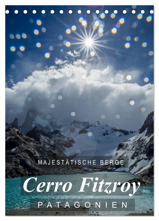 Produktbild: Majest&auml;tische Berge Cerro Fitzroy Patagonien (Tischkalender 2026 DIN A5 hoch), CALVENDO Monatskalender