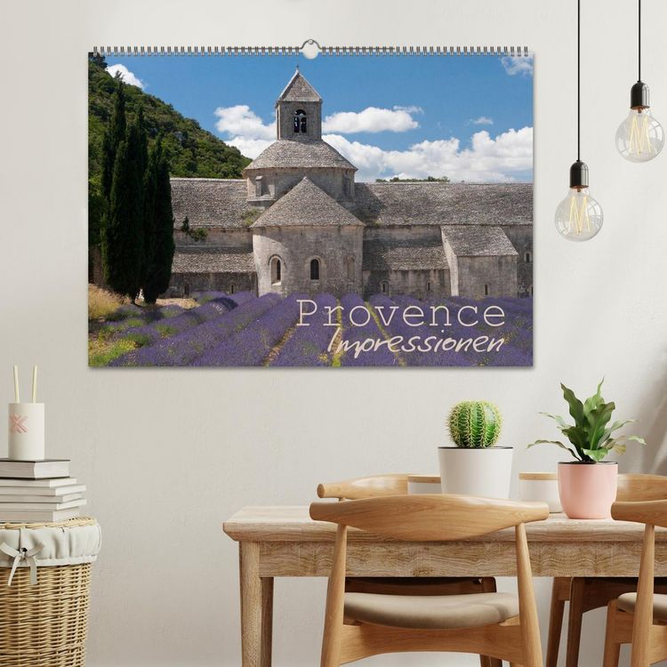 Produktbild: Provence Impressionen (Wandkalender 2026 DIN A2 quer), CALVENDO Monatskalender