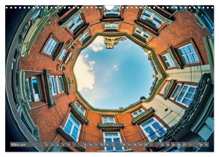 Produktbild: Fisheye Fotografie (Wandkalender 2026 DIN A3 quer), CALVENDO Monatskalender