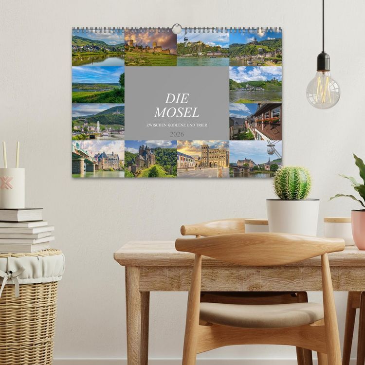 Produktbild: Die Mosel zwischen Koblenz und Trier (Wandkalender 2026 DIN A3 quer), CALVENDO Monatskalender