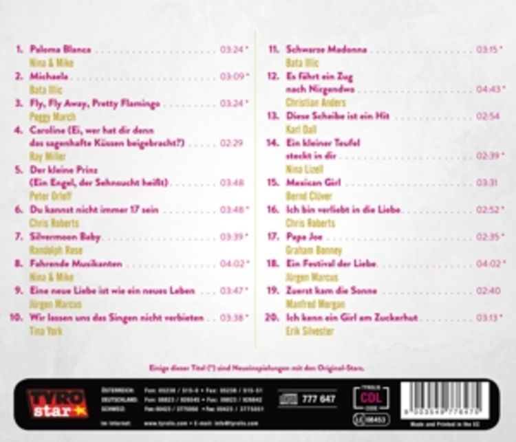 Produktbild: Schlager Kult-20 ewig junge Oldies der 70er