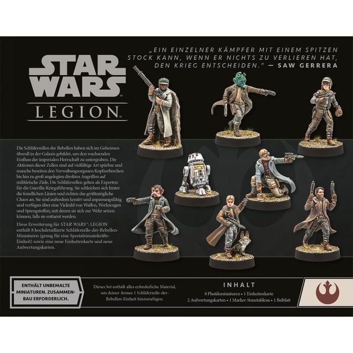 Produktbild: Star Wars Legion - Schl&auml;ferzelle der Rebellen DE
