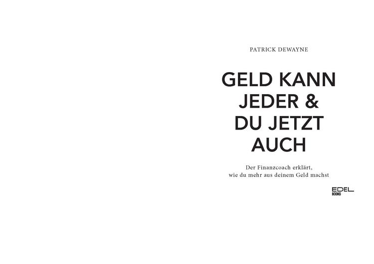 Produktbild: Geld kann jeder & du jetzt auch