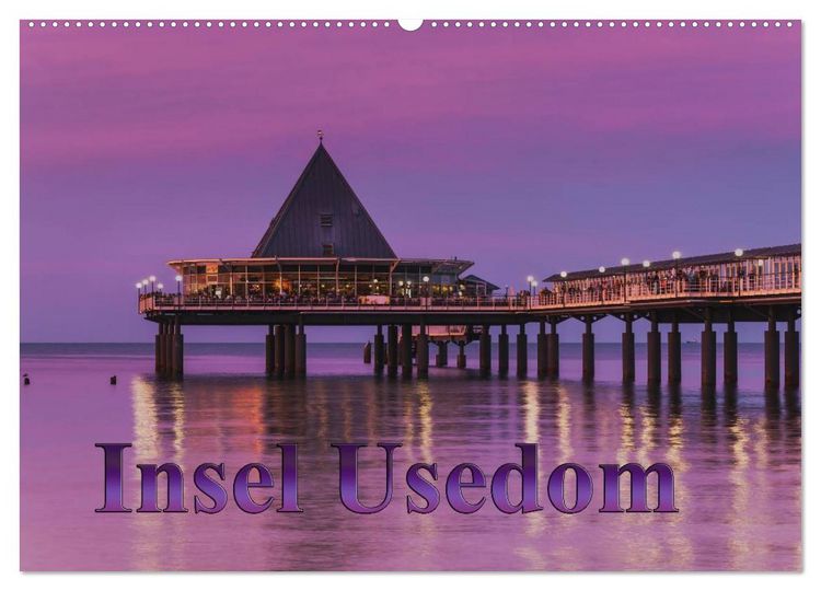 Produktbild: Insel Usedom (Wandkalender 2026 DIN A2 quer), CALVENDO Monatskalender