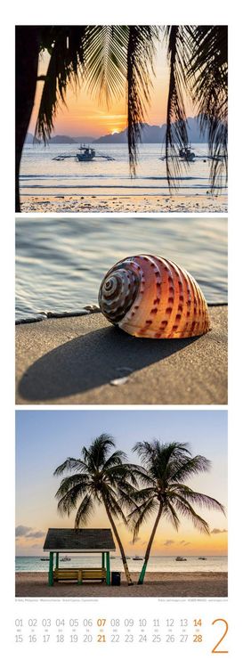 Produktbild: BeachTime Triplet-Kalender 2027 | Sonne, Sand & Meer