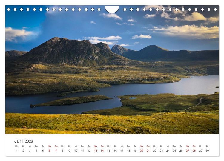 Produktbild: Schottland - Wundersch&ouml;ne Landschaften und einzigartige Natur. (Wandkalender 2026 DIN A4 quer), CALVENDO Monatskalender