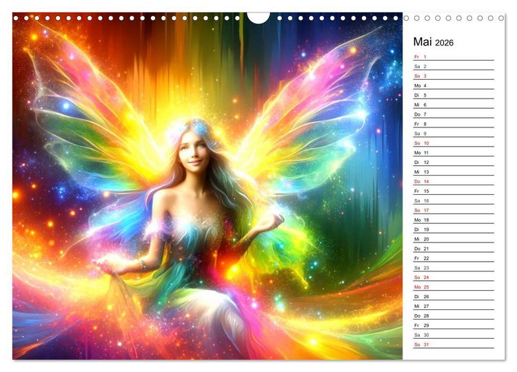 Produktbild: Mythische Wesen - Fabelwesen im Farbenrausch: Ein buntes Spektakel (Wandkalender 2026 DIN A3 quer), CALVENDO Monatskalender