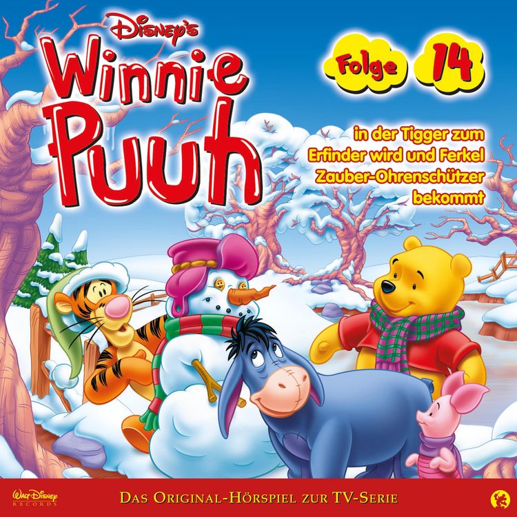 Produktbild: 14: Winnie Puuh in der Tigger zum Erfinder wird und Ferkel Zauber-Ohrensch&uuml;tzer bekommt (H&ouml;rspiel zur Disney TV-Serie)